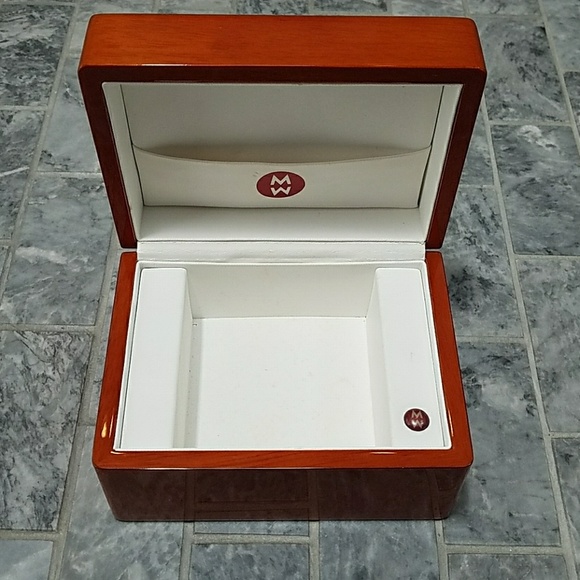 Michele Solid Shinny Wood Watch Box - Picture 2 of 6